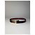 Céline Vintage Celine Triomphe Ledergürtel Ende 1980er–1990er Black Gold - Ansicht 8