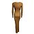 Totême Toteme Arezzo Rippstrick-Midikleid Light Brown - Ansicht 3