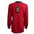 Fendi High Low Kaschmir-Strickpullover Rot / Schwarz - Ansicht 3