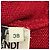 Fendi High Low Kaschmir-Strickpullover Rot / Schwarz - Ansicht 5