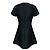 Tiffany & Co Co Black Kurzärmeliges ausgestelltes Satin-Minikleid - Ansicht 3