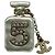 Spilla Chanel 2022 CC in resina placcata oro con strass e flacone di profumo No. 5