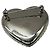 Spilla a cuore con strass Chanel 2020 Argento / Oro Logo CC - vista 3