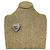 Spilla a cuore con strass Chanel 2020 Argento / Oro Logo CC - vista 6
