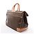 Céline Borsa porta documenti CELINE Macadam con manico superiore in Brown - vista 4