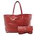 Borsa a spalla Goyard Saint Louis PM in PVC e pelle rossa
