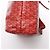 Borsa a spalla Goyard Saint Louis PM in PVC e pelle rossa - vista 10