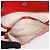 Borsa a spalla Goyard Saint Louis PM in PVC e pelle rossa - vista 14