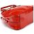 Prada Mini borsa bowling in pelle spazzolato rossa - vista 12