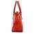Prada Mini borsa bowling in pelle spazzolato rossa - vista 2