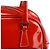 Prada Mini borsa bowling in pelle spazzolato rossa - vista 7