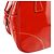 Prada Mini borsa bowling in pelle spazzolato rossa - vista 8
