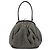 Miu Miu Clutch in lana a righe grigie