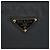 Prada Borsa Tote Black Tessuto Metallo Gold Handle - vista 7
