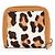 Miu Miu Portafoglio con fiocco in vitello leopardato Tan - vista 2