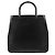 Bamboo Gucci Borsa Tote in pelle nera con bambù
