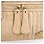 Chloé Borsa Tote Bay in pelle beige - vista 7