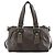 Marc by Marc Jacobs Graue Leder Bowling Bag 2-Way mit Drehverschluss - Ansicht 3