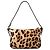 Marc Jacobs Borsa a tracolla con tasca in pelo di vitello stampa leopardata - vista 3