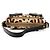 Marc Jacobs Borsa a tracolla con tasca in pelo di vitello stampa leopardata - vista 4