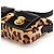 Marc Jacobs Borsa a tracolla con tasca in pelo di vitello stampa leopardata - vista 8