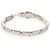 Bracciale a maglie piatte vintage Tiffany & Co. in oro giallo e argento sterling