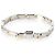 Bracciale a maglie piatte vintage Tiffany & Co. in oro giallo e argento sterling - vista 4