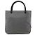 Prada Borsa Tote B8368 in nylon grigio con manici in plastica