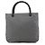 Prada Borsa Tote B8368 in nylon grigio con manici in plastica - vista 3