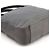 Prada Borsa Tote B8368 in nylon grigio con manici in plastica - vista 7