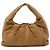 Bottega Veneta Borsa The Shoulder Pouch Light Brown - vista 3