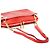 Chloé Borsa a tracolla in pelle rossa con catena - vista 13