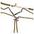 Collana Lariat Strass Chanel placcata oro 2020 - vista 2