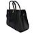 Louis Vuitton Black Monogram Cuir Plume Very Tote MM - vista 3