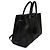 Louis Vuitton Black Monogram Cuir Plume Very Tote MM - vista 4