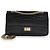 Borsa Chanel Medium Reissue 225 in raso croc nero