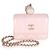 Tarjetero Chanel Pink Iridescent Caviar Pearl con cadena