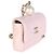 Tarjetero Chanel Pink Iridescent Caviar Pearl con cadena - vista 3