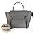 Céline Celine Micro Belt Bag de piel de becerro granulada gris