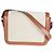 Céline Bolsa Triomphe Medium Celine em pele de vitelo natural e têxtil branco e tan - vista 2