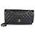 Borsa Chanel Jumbo Flap a 3 scomparti in pelle d'agnello matelassé nera - vista 8