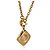 Pendente Vintage CC placcato oro Chanel