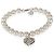 Bracciale Tiffany & Co. in argento sterling con perla Paloma Picasso Olive Leaf