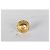 Chanel Gold-Plated Vintage CC Knopf-Ohrringe - Ansicht 4
