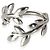 Anello Tiffany & Co. Paloma Picasso Olive Leaf Bypass in argento sterling