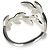 Anello Tiffany & Co. Paloma Picasso Olive Leaf Bypass in argento sterling - vista 4