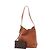 Borsa a tracolla Louis Vuitton Padlock Lowkey Hobo MM in marrone M24974