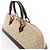 Borsa Louis Vuitton Alma Long Mini Lin in Beige x Brown - vista 3