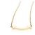 Autre Marque Collana Tiffany T Smile Micro Size in oro rosa (18K) - vista 4