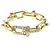 Autre Marque Anello Tiffany Hardware a piccoli anelli in oro giallo 18K